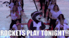 Zumba ROCKETS PLAY TONIGHT.gif